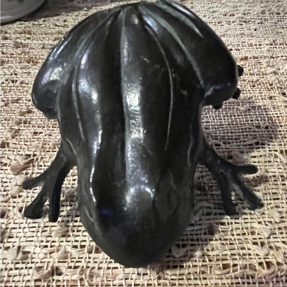 Vintage Bronze Frog Standing 3.5” - Picture 4 of 11
